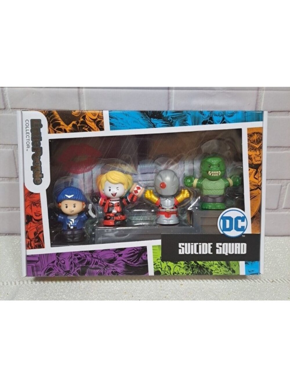 Fisher-Price Little People Collector DC Suicide Squad Harley Quinn Deadshot‎ Set